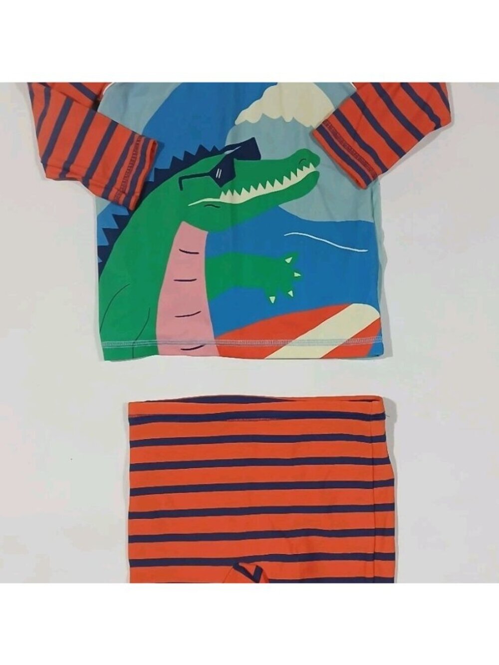 Mini Boden L/S Rash Guard Swimsuit Pants - Picture 4 of 11